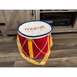 Macy's New York‎ Soft Drum Shaped Bag 10.5" Vintage RARE